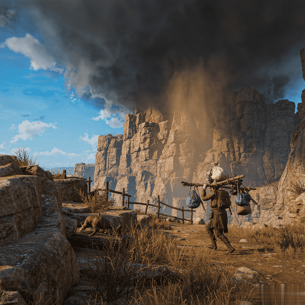 Death Stranding gameplay screenshot
