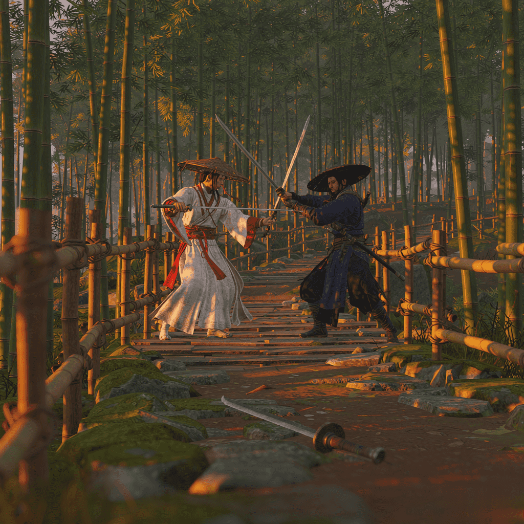 Ghost of Tsushima walkthrough scene