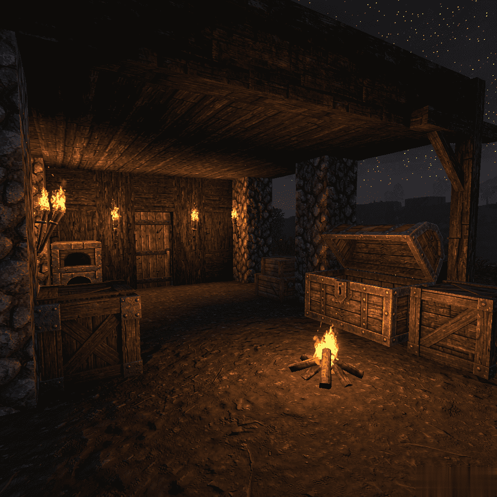 Minecraft walkthrough scene